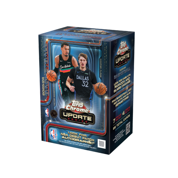 2025-26 Topps Chrome Update Series Basketball Blaster 40-Box Case