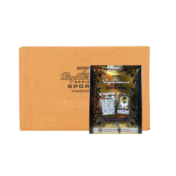 2025 Leaf Signature Series Sports Hobby 10-Box Case
