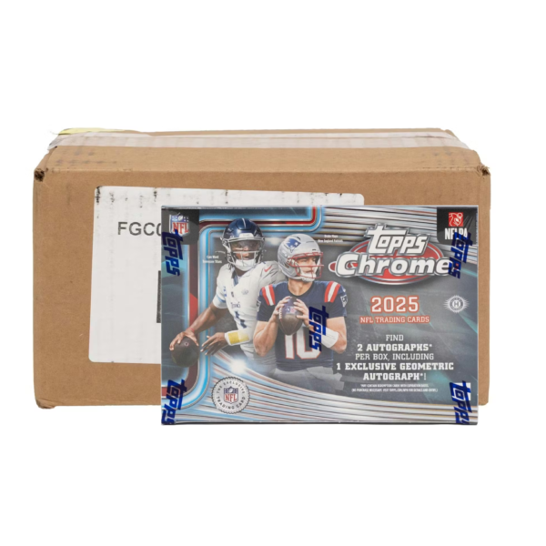 2025 Topps Chrome Football Delight 6-Box Case