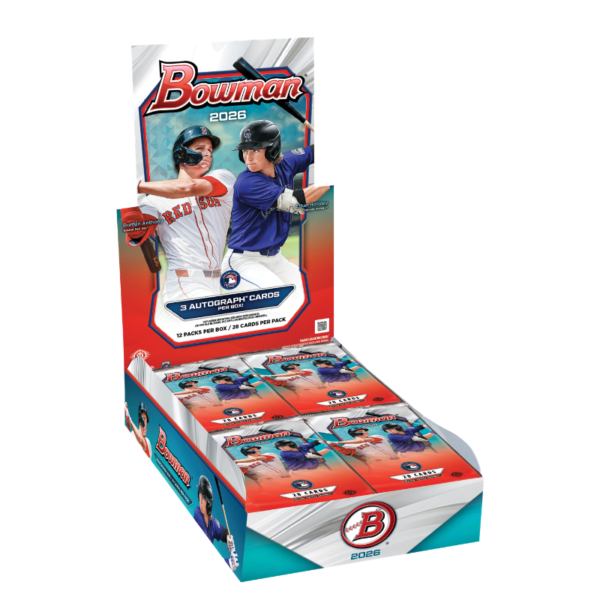 2026 Bowman Baseball Jumbo 8 Box Case